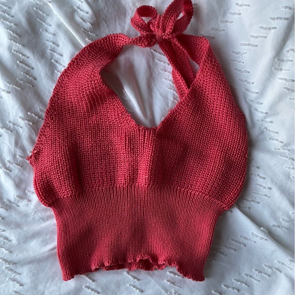 knit halter top